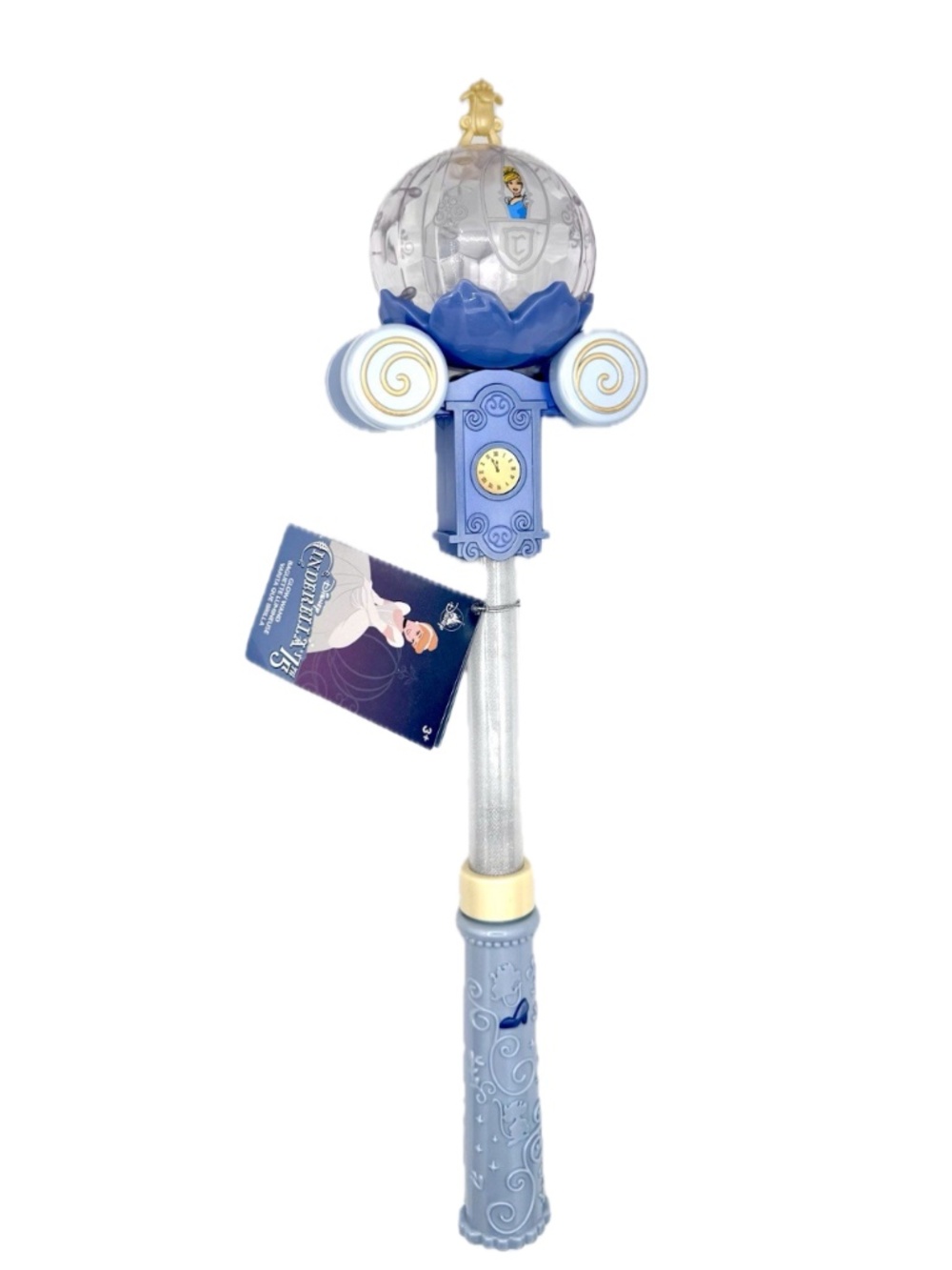 Disney Parks Cinderella 75th Anniversary Light-Up & Sound Glow Magical Wand NEW
